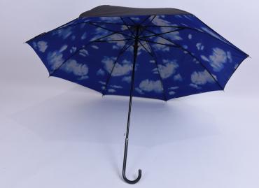 Promotional Heat Transper printing automatic straight umbrella