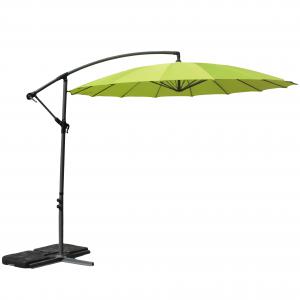 Large Cantilever patio umbrella led lights for outdoor garden