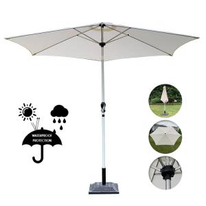 Parasol Garden sun Umbrella with the base