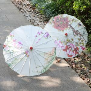chinese traditional handmade parasol folded oil paper umbrellas for wedding